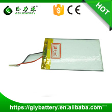 Высокая емкость 2500мач литий 355381 3.7 V полимерный rechargeble батарея